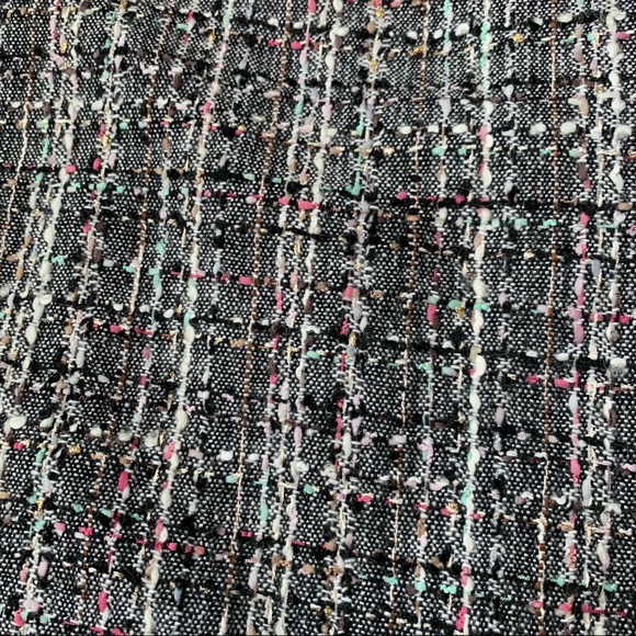 Pink Tartan | Multicolour Tweed Mini Pencil Skirt - Picture 4 of 8